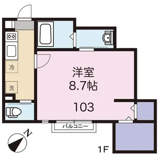 エスパーダ阿佐ヶ谷【1階】の間取り