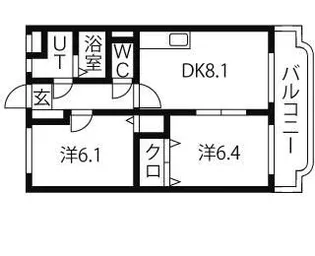 ユーミーセレーナ【2階】の間取り