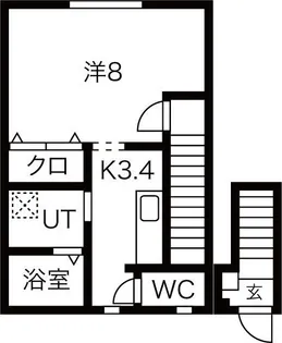 清水館II【2階】の間取り
