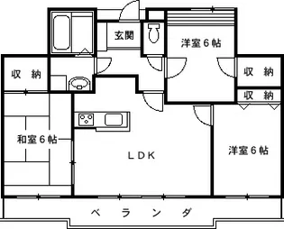 柳本北館【3階】の間取り