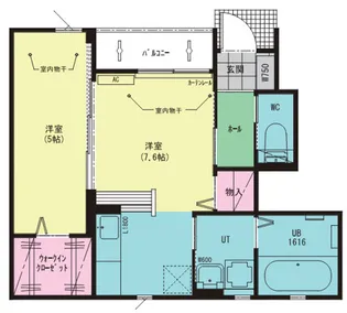 ディアコート【2階】の間取り