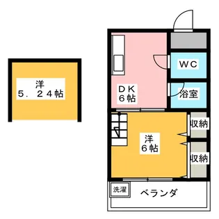 アクセスコートVII【2階】の間取り