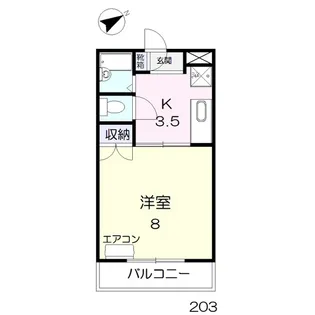 メゾン大福【4階】の間取り