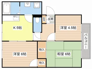 3Kの間取り画像