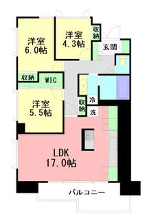 神奈川県藤沢市辻堂神台2【マンション】の間取り