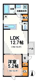 La Verdure(ラベルデュール)【1階】の間取り