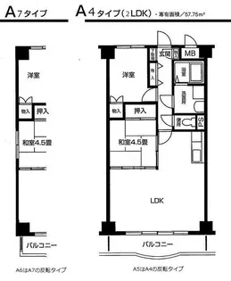 リブェールヒルズ早渕【1階】の間取り