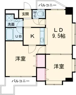 グランドパレスNS-77【4階】の間取り