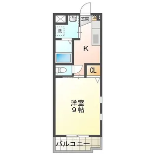 シンフォニー大園【3階】の間取り