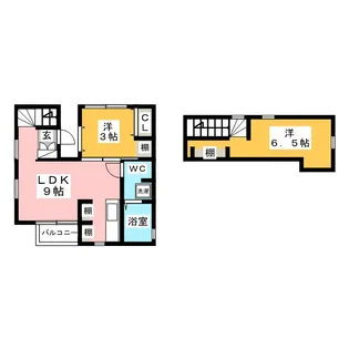 グレーディングフォレスト【2階】の間取り