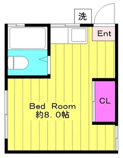 ハイツ平山(菅2)【2階】の間取り
