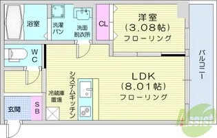フォリアビレッジ長町南A【1階】の間取り
