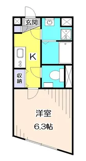 東京都練馬区東大泉2【マンション】の間取り