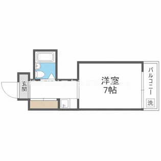 1Kの間取り画像