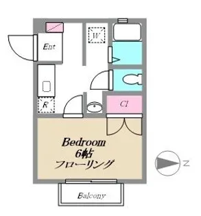 ポーリュシカ・ポーレ【1階】の間取り