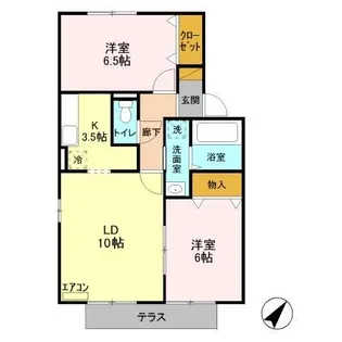 ヴィクトワール コート【1階】の間取り
