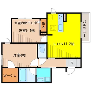 メゾンhappiness【2階】の間取り