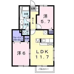 プラトー【2階】の間取り