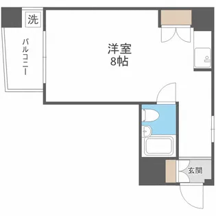 シャトー大手前【5階】の間取り