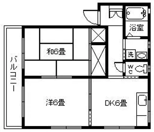 パークサイドA棟【2階】の間取り