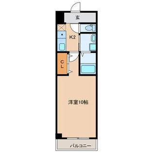 静岡県浜松市中央区元浜町【マンション】の間取り