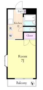 コーポラスYII【1階】の間取り