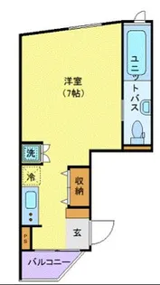 EAST RISE 由比ガ浜B【3階】の間取り