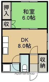 コーポみなと【1階】の間取り
