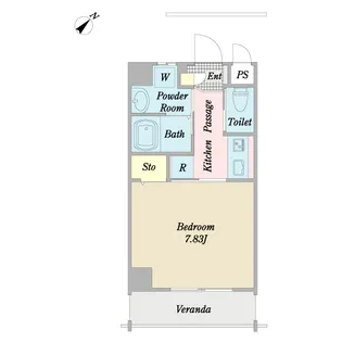 澄和レジデンス前島【2階】の間取り