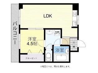 コーポ長岡【5階】の間取り
