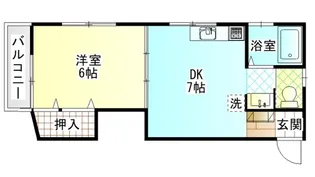 グレービラ板橋【2階】の間取り