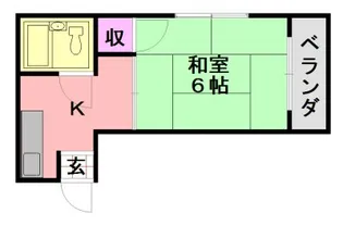 ホワイトシティ平野【4階】の間取り