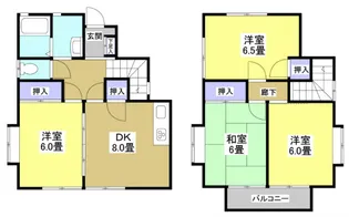 静岡県浜松市中央区富塚町【一戸建】の間取り