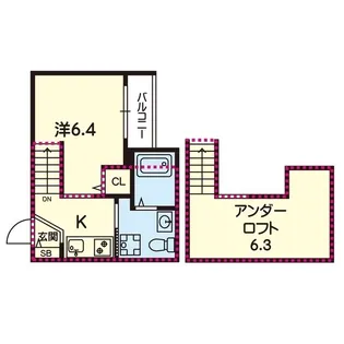 リヴェール【2階】の間取り