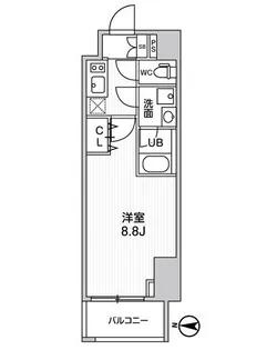 東京都墨田区立川4【マンション】の間取り