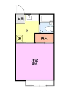 ファーストハイツA【1階】の間取り