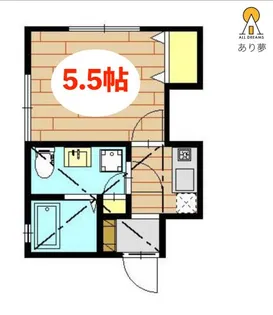 ルクソーレ子安【2階】の間取り