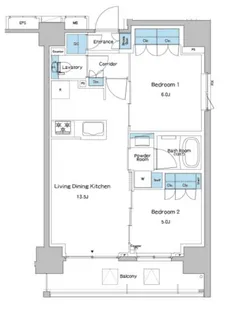 東京都板橋区志村3【マンション】の間取り