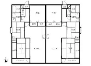 ラフォーレS39【1階】の間取り