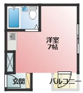 1Rの間取り画像