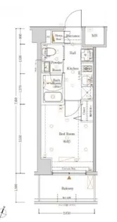 Log横浜伊勢町【6階】の間取り