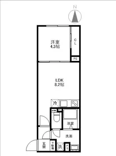 マリオン杉並【4階】の間取り
