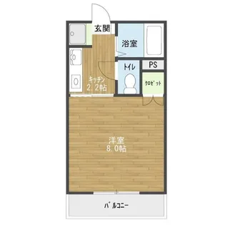 エステートみのり【2階】の間取り