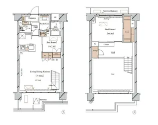 ブランシエスタ西馬込【6階】の間取り