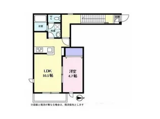 メゾン・フレーヌ【1階】の間取り