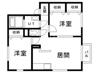 ウィルモア21【2階】の間取り