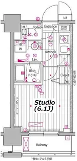 ガーラ・プレシャス川崎【7階】の間取り