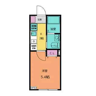 Bonanza追浜【3階】の間取り