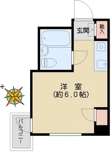 すいーとぴあ本郷【3階】の間取り
