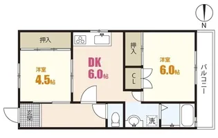 ドルチェ(八木6丁目)【1階】の間取り